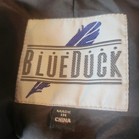 Blue Duck black puffer coat size M - Picture 6 of 6